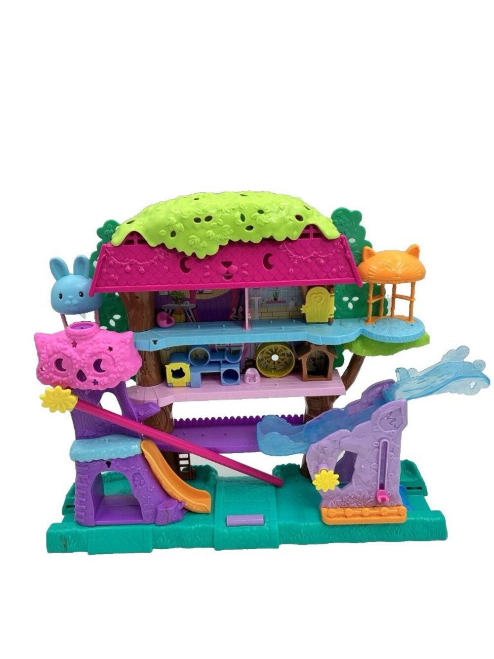 Polly Pocket Pet Pollyville Pet Adventures Treehouse Playset 2021 Mattel